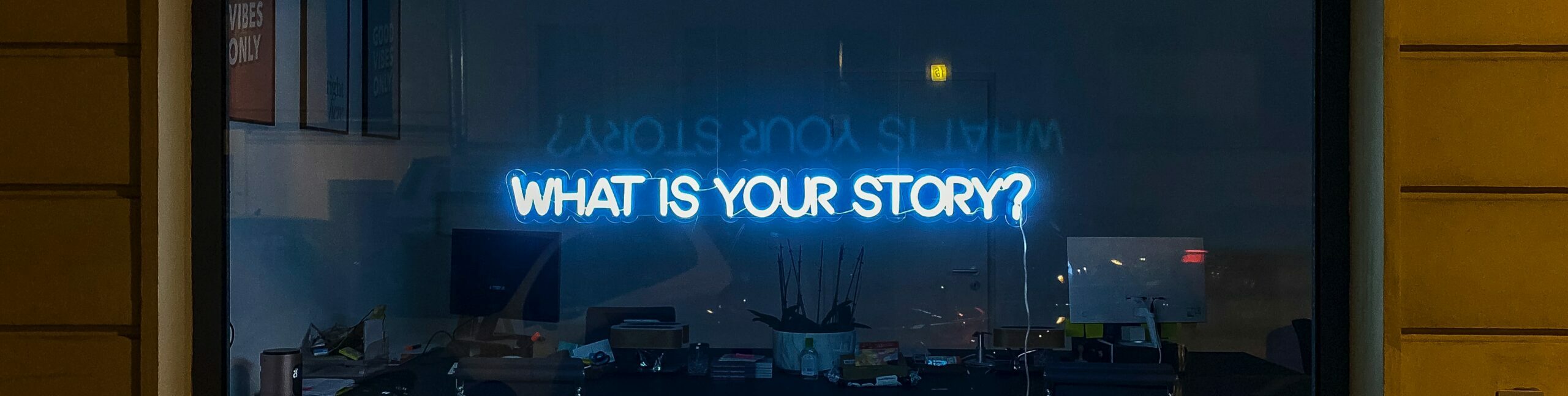 What is your story? Photo by Etienne Girardet on Unsplash